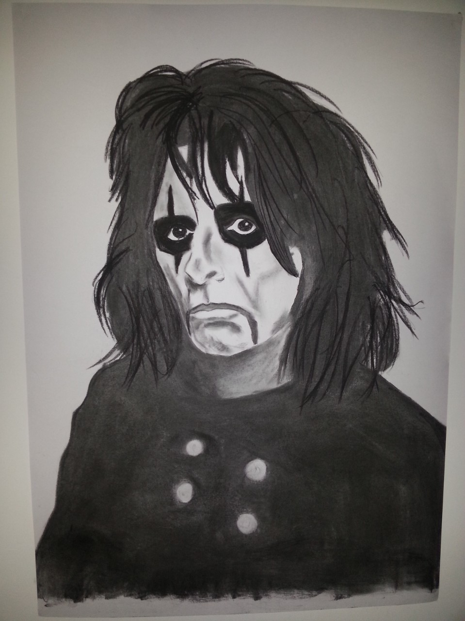 Alice Cooper Charcoal By Nephara 2014